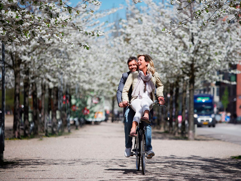 דנמרק. אחת מהמדינות הידידותיות לרוכבי אופניים, צילום: גטי אימג