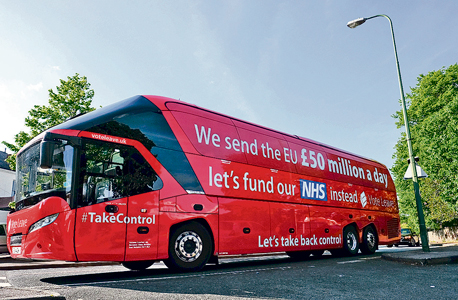 אוטובוס של קמפיין העזיבה
