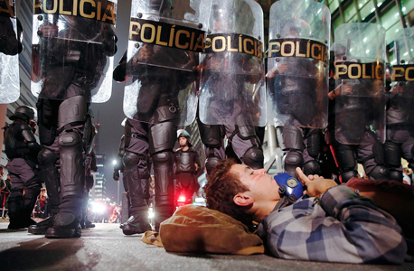 כוחות משטרה בברזיל, צילום: איי פי