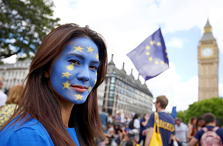 ברקזיט איחוד אירופי לונדון הפגנה, צילום: רויטרס