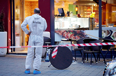 זירת הפיגוע בעיר אסנבך, גרמניה, צילום: רויטרס