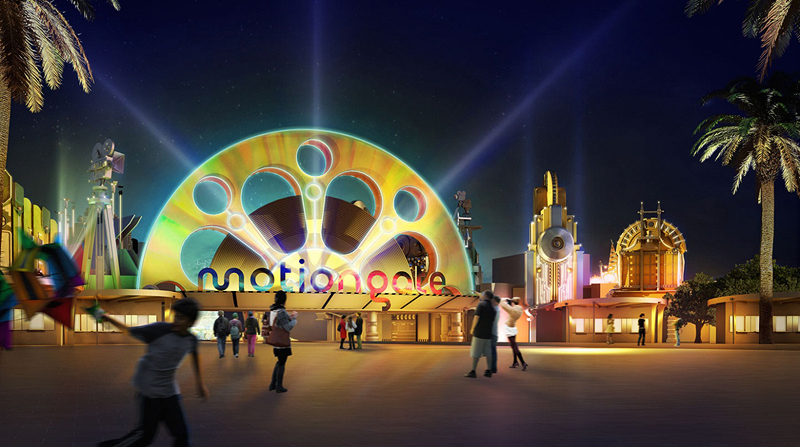 Motiongate. ממוקם ב-Dubai Parks and Resorts 