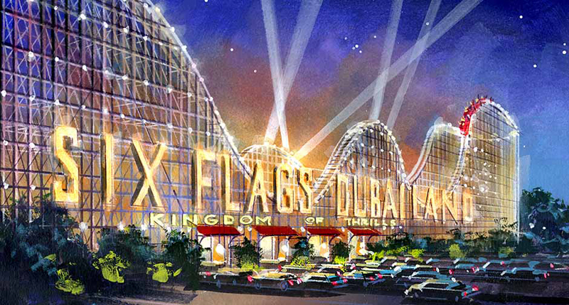 פארק Six Flags. הפתיחה מתוכננת ל-2019, צילום: DPR