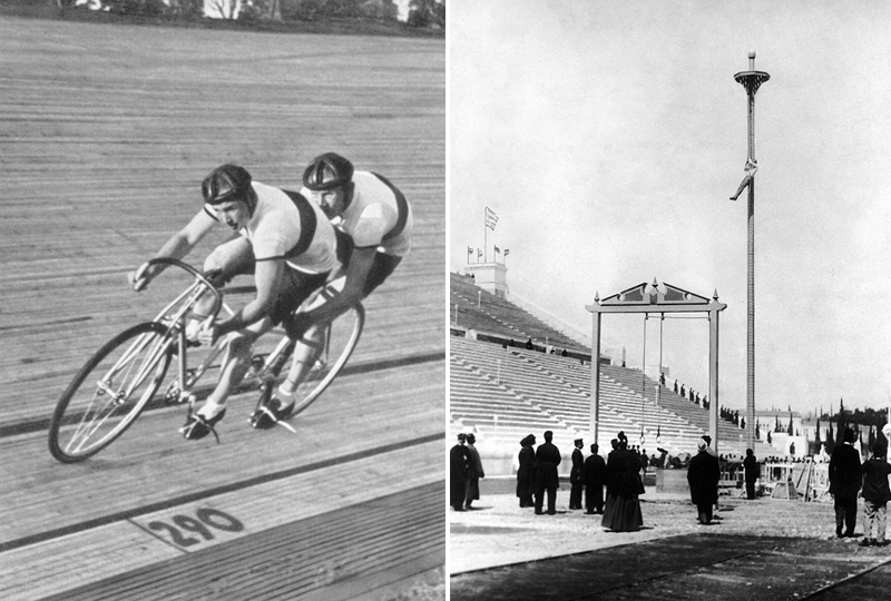 טיפוס על חבל ומירוץ אופניים בזוגות