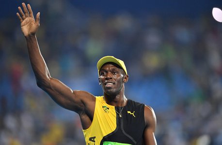 יוסיין בולט אצן ג'מייקני זוכה ב ריצת 100 מטר ב אולימפיאדת ריו 2016, צילום: גטי אימג'ס