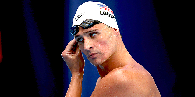 ראיין לוכטה, חבר נבחרת השחיה האולימפית של ארה"ב, צילום: גטי אימג
