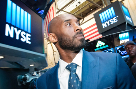 קובי בראיינט בבורסה בניו יורק