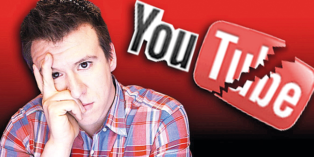 כוכב יוטיוב פיליפ דה־פרנקו. מחאה נגד מדיניות הסרת הפרסומות, צילום: מתוך יוטיוב