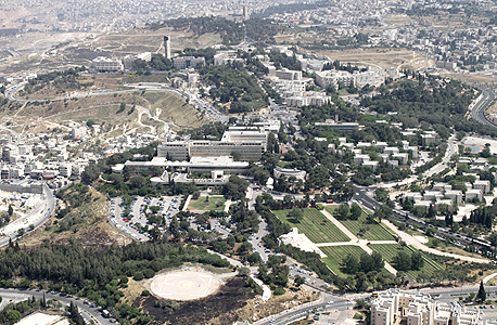 צילום אווירי של ירושלים