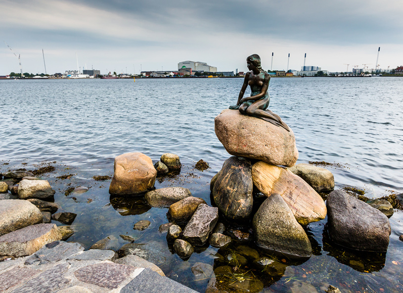 אתר חובה בקופנהאגן. בת הים הקטנה, צילום: שאטרסטוק