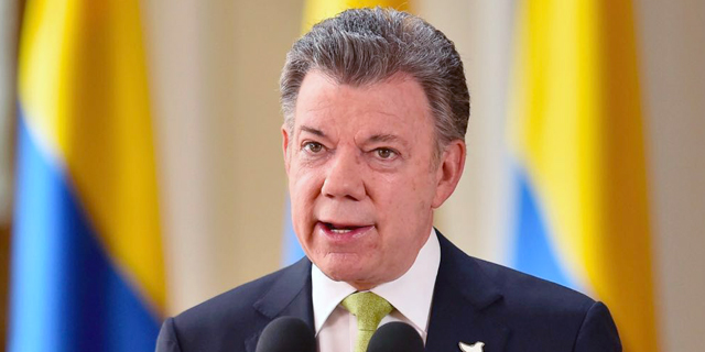 נשיא קולומביה חואן מנואל סנטוס, צילום: גטי אימג