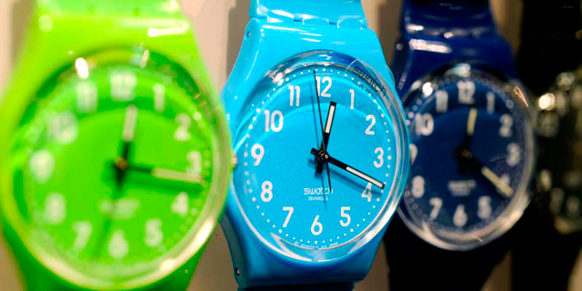 כבר לא כמו שעון שוויצרי: יצוא השעונים משוויץ בשפל של 15 חודשים