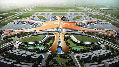 נמל התעופה החדש בבייג'ינג. יהפוך לשדה העמוס בעולם