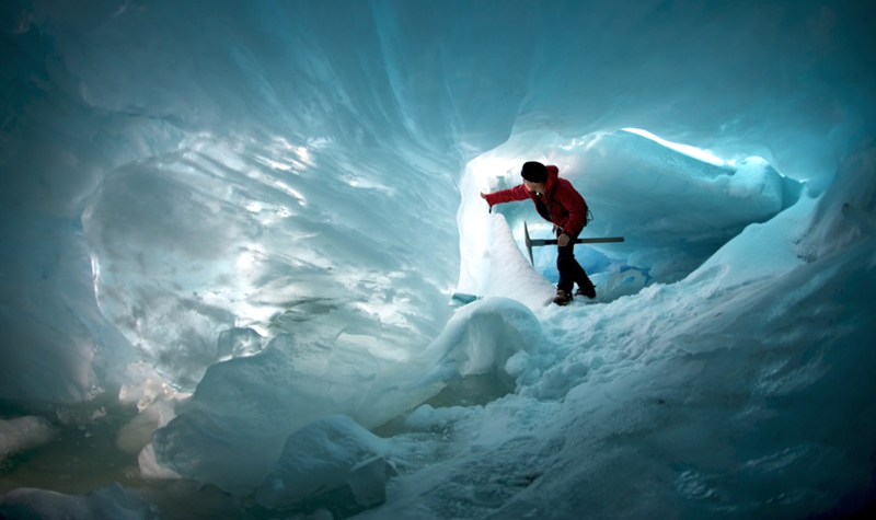 סיור מערות בקרחון פרנץ יוזף בניו זילנד