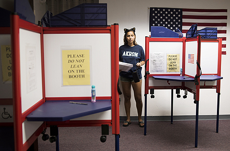 הצבעה מוקדמת באוהיו, צילום: בלומברג