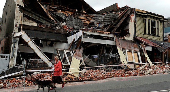 רעידת אדמה ניו זילנד 1, צילום: איי אף פי