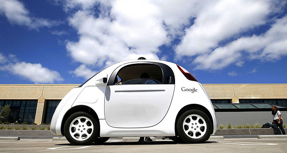 מכונית ללא נהג של גוגל, צילום: איי פי