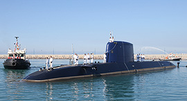 An Israeli submarine. Photo: Elad Gershgoren 