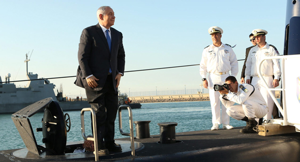 ראש הממשלה בנימין נתניהו בטקס קבלת הצוללת אח"י רהב