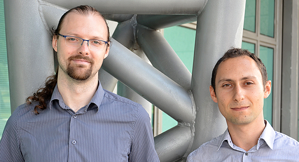 Aperio CEO Michael Shalyt (right) and CTO Yevgeni Nogin. Photo: Raphael Kahan