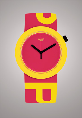 שעון של סווטש. הזרימו לענף השוויצרי צבע, נעורים, כיף - והרבה כסף , צילום: Swatch Ltd