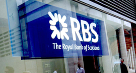 סניף רויאל בנק אוף סקוטלנד (RBS), צילום: בלומברג