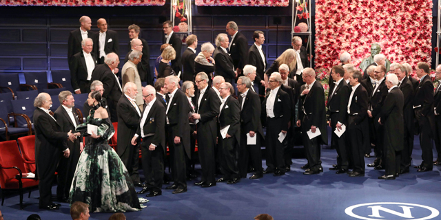 טקס הענקת פרס נובל, היום, צילום: איי אף פי