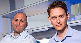 MeMed co-founders Kfir Oved (left), and Eran Eden (right). Photo: Shlomi Yosef