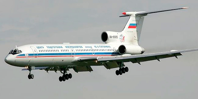 מטוס צבאי רוסי עם מקהלת הצבא האדום התרסק בדרך לסוריה