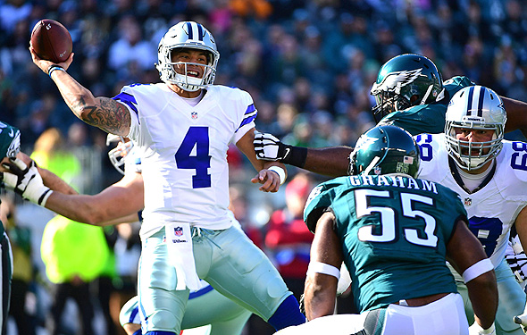Dallas Cowboys quarterback Dak Prescott. Photo: Reuters