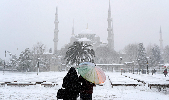 איסטנבול בשלג