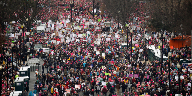 "מצעד הנשים" בוושינגטון, צילומים: רויטרס
