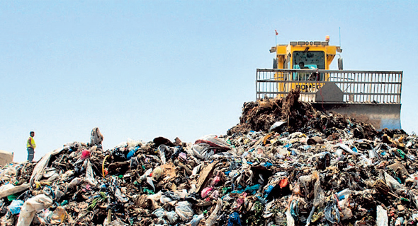 A waste disposal site in southern Israel. Photo: Haim Hornstein