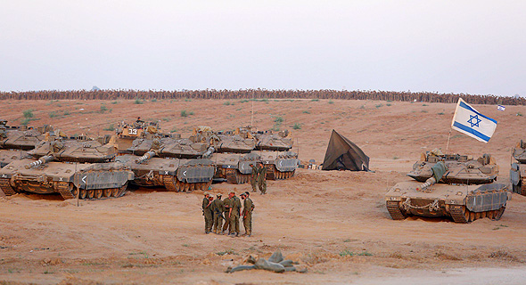 כוחות צה"ל במבצע צוק איתן, צילום: אי פי איי
