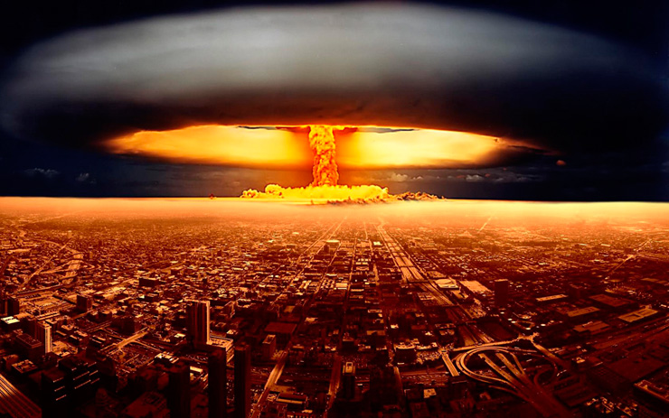 פיצוץ גרעיני, צילום: wallpapercave