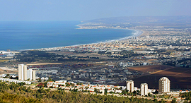 A view of the Haifa Bay. Photo: Elad Gershgoren
