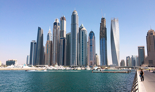 The Skyline of Dubai. Photo: Yonatan Kessler