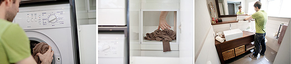 חדר אמבטיה שתכננו רוני אביצור ועופר רוסמן, צילום: גידי בועז
