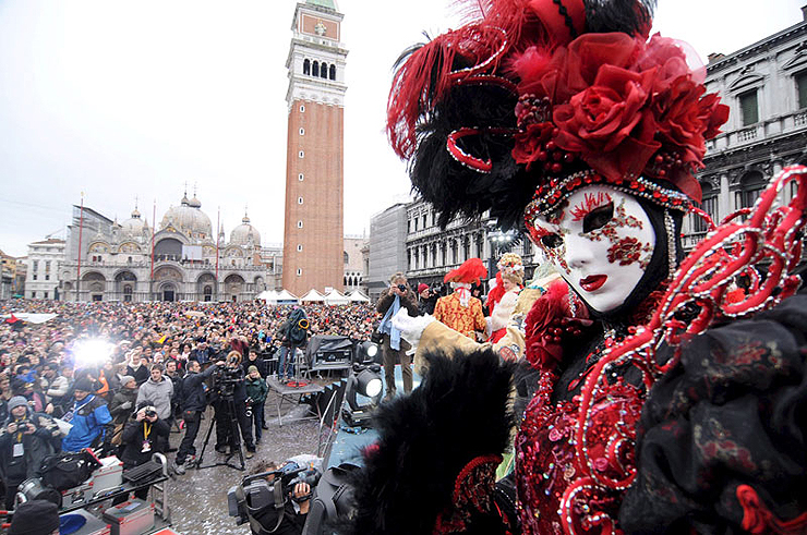 קרנבל המסיכות בונציה, צילום: אי פי איי