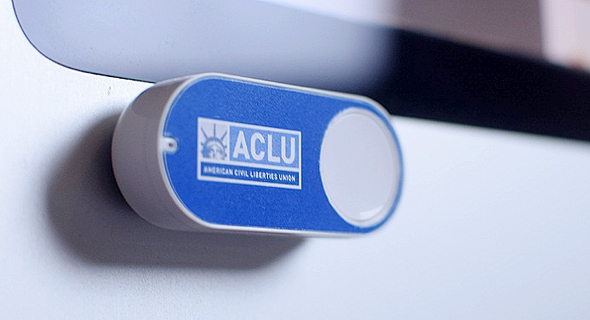 כפתור Dash של אמזון לתרומה ל־ACLU