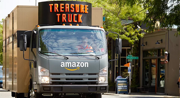 משאית אמזון בסיאטל, צילום: amazon