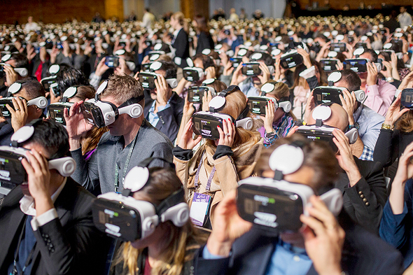 מובילאיי שיא גינס למספר האנשים הגדול ביותר שהשתמשו יחד ב משקפי מציאות מדומה VR 