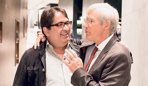 הקרנה חגיגית של "נורמן". השחקן ריצ'רד גיר ואיש העסקים גדעון תדמור