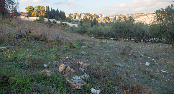 שטח המריבה ברחוב כספי. הבנייה נוגדת את המטרה המקורית