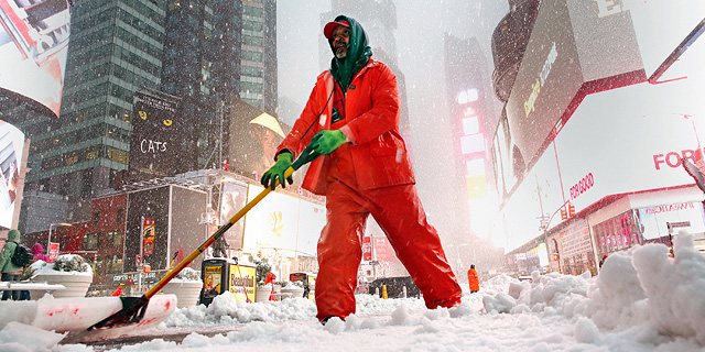 מפלסים שלג בניו יורק, צילום: אם סי טי