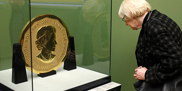 מטבע זהב טהור בשווי 4 מיליון דולר נגנב ממוזיאון בגרמניה