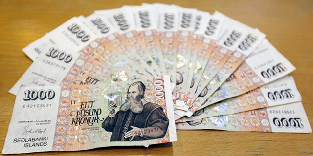 איסלנד רוצה לקבע את שער המטבע שלה ליורו
