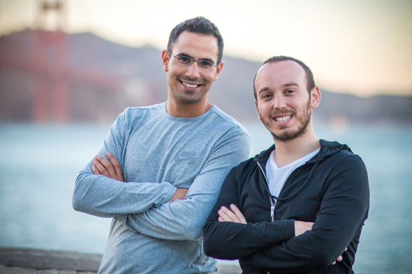 Spotinst's co-founders Amiram Shachar (left) and Liran Polak. Photo: PR