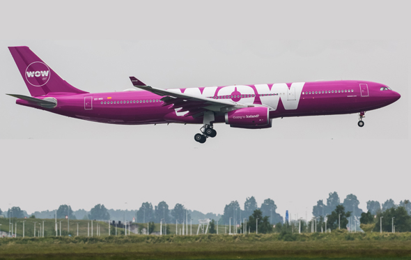 WOW Air plane. Photo: PR