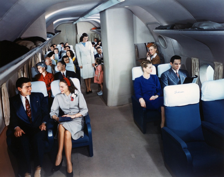 הנוסעים נהנו ממושבים מרווחים, צילום: בואינג